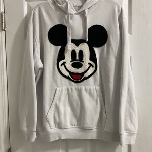 Licensed Disney Mickey Mouse Embroidered Hoodie, XXL
